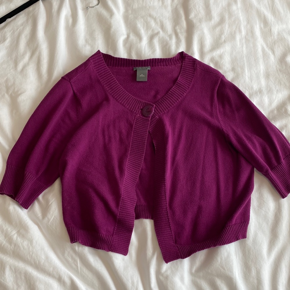 Cropped cardigan - size medium